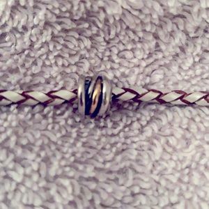 Retired Pandora two tone charm